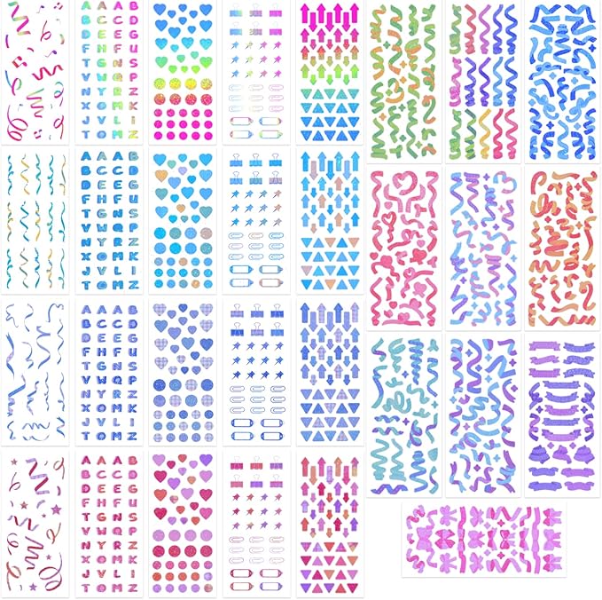 gingham stickers cute polaroid stickers kpop toploader stickers korean kpop journal ribbon deco stickers plaid confetti polco stickers geotv stickers paper party supplies