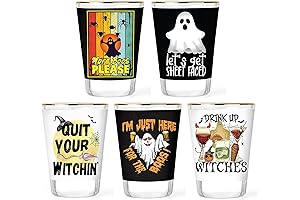 Halloween Shot Glass Set: Spook-tacular Party Favor for Bone-Chilling Celebrations