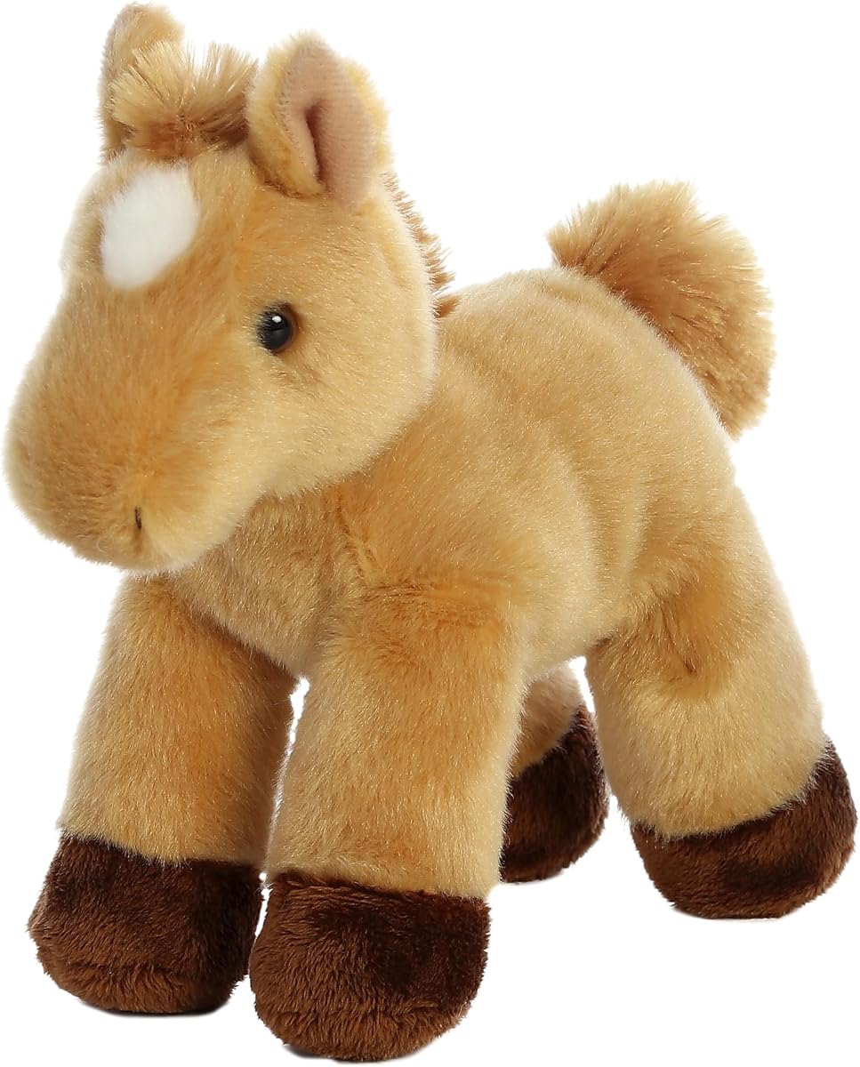 Aurora Mini Flopsie 8" Prancer Adorable Animal de Peluche | Animales compactos boca abajo con estabilidad llena de frijoles