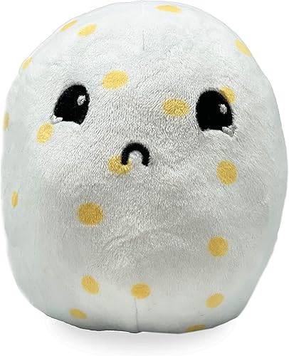Miniatura 5 de Peluche reversible de pollo a huevo  Feliz + triste  Muestra tu estado de ánimo  Peluche para aliviar el estrés de 7 pulgadas