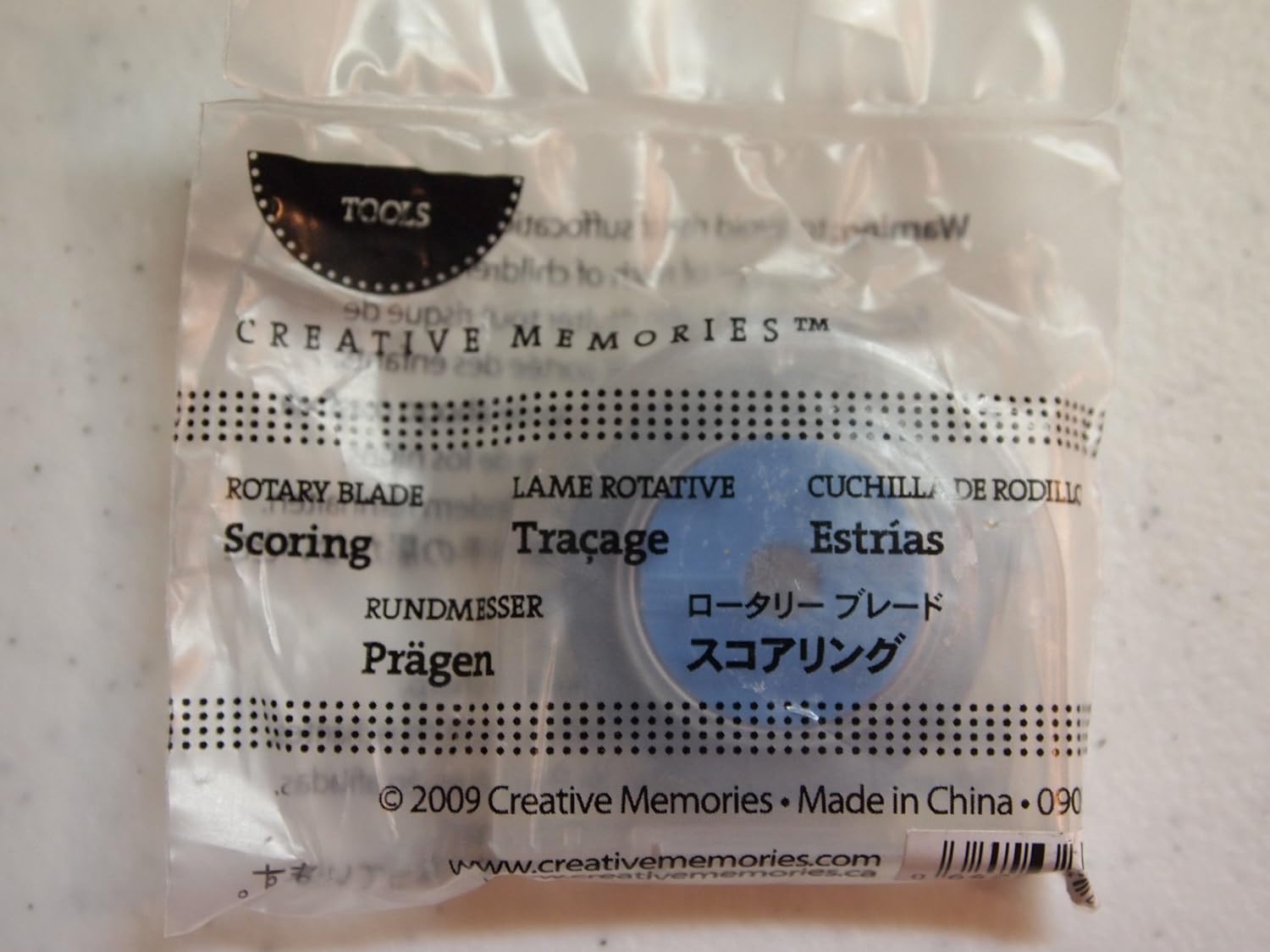 Creative Memories Rotary Trimmer Blade Scoring Rotary