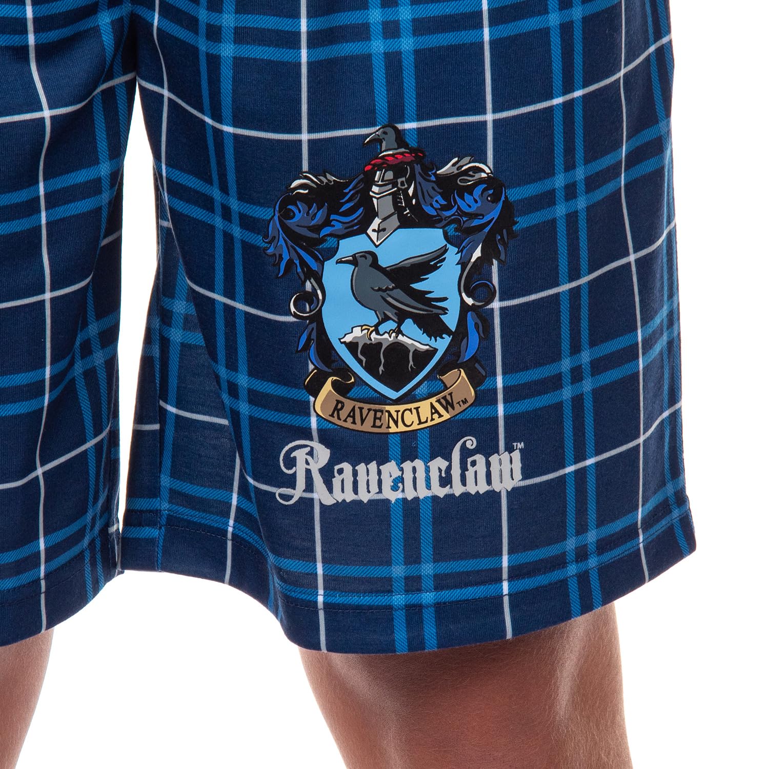 Harry Potter - Pijama para hombre con escudo de la casa a cuadros