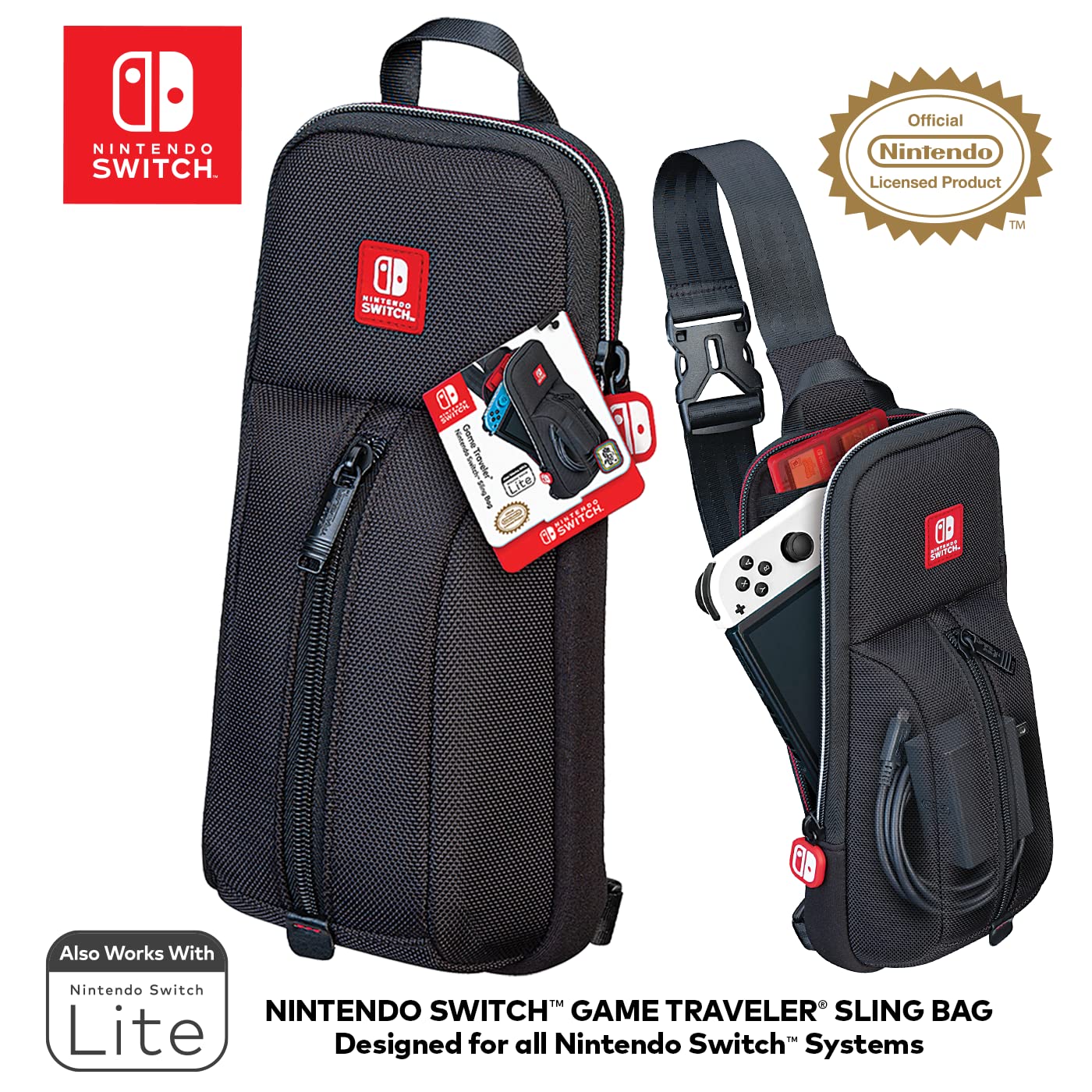 Game Traveler Sling Bag Nintendo Switch Case Switch OLED