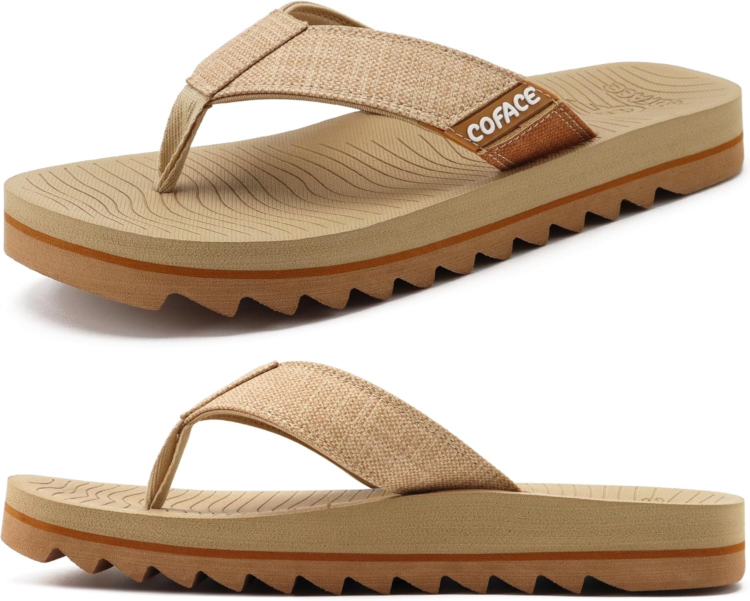COFACE Men's Flip Flops - Arch Support