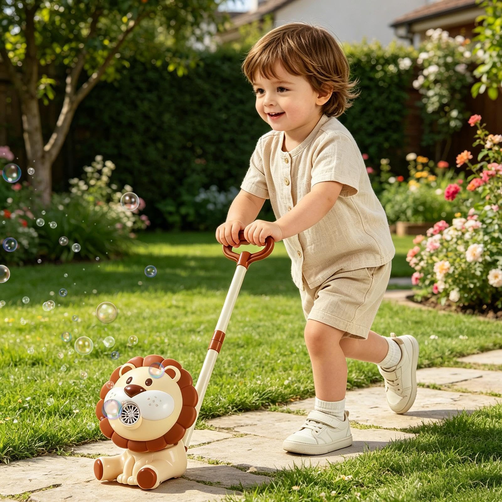 Automatische Seifenblasenmaschine für Kinder Löwenform automatisches