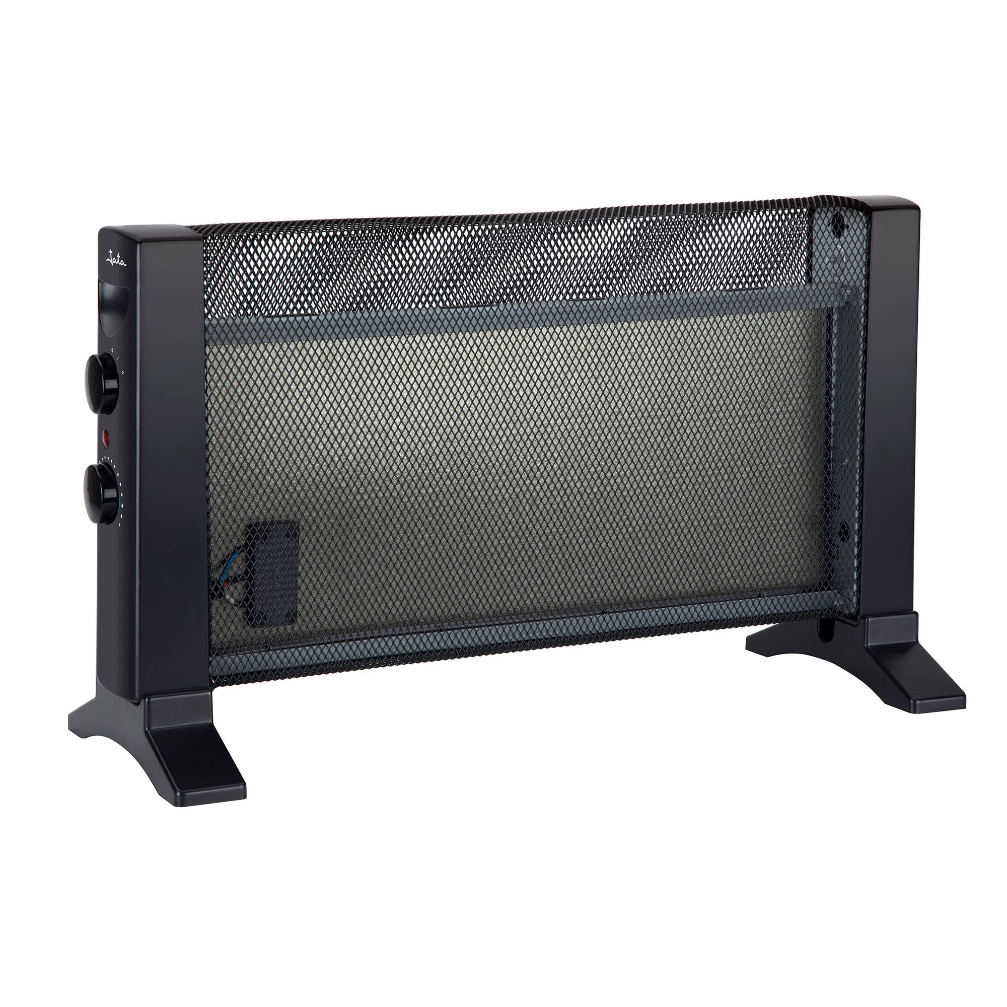 Jata JCRM2206 - Radiador de Mica con 2 Potencias de Calor (300-600 W) Termostato Regulable de Temperatura. Ahorro de Energía. Apto para uso en baño. Medidas: 53 x 20 x 31,5 cm