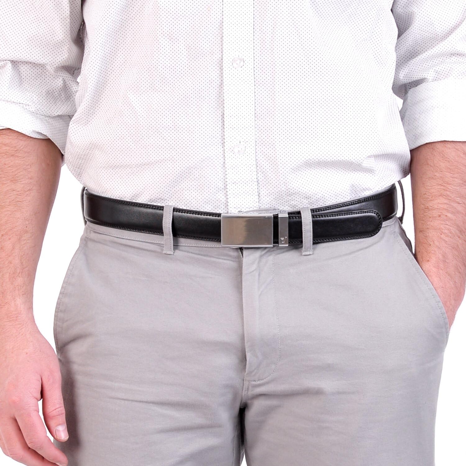 Mission Belt Men's Leather Ratchet Belt - Image 2