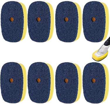 Sponge Brush Refills for OXO Soap Dispensing Dish Brush | 8 Pack Dish Cleaning Soap Dispensing Head Replacement for Scrubber