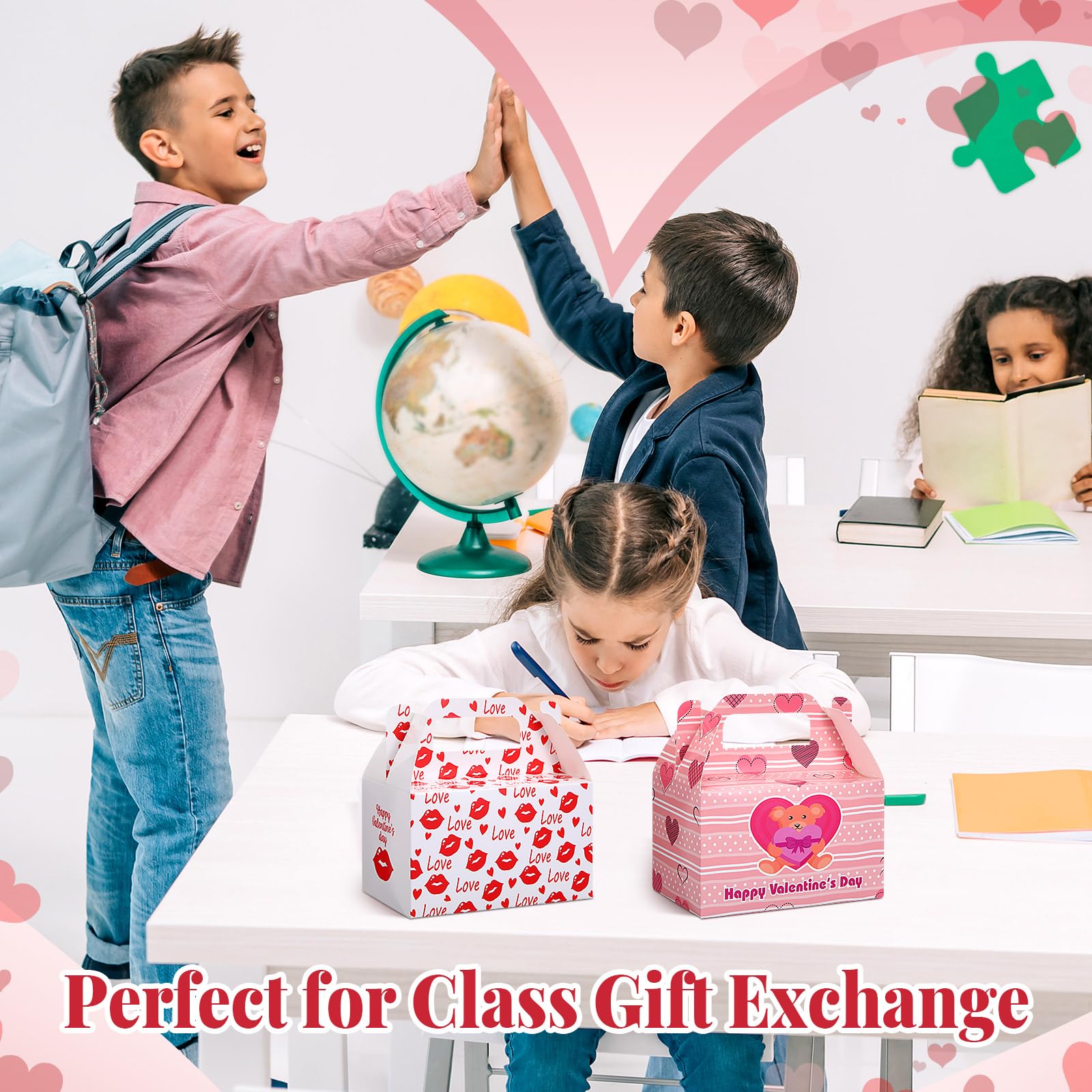 Amazon.com: Zhanmai 36 Pack Valentines Treat Boxes with Handle