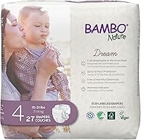 Vista 11 de Pañales Bambo Nature, talla 0, 24 unidades Premium Pack de 5 para bebé
