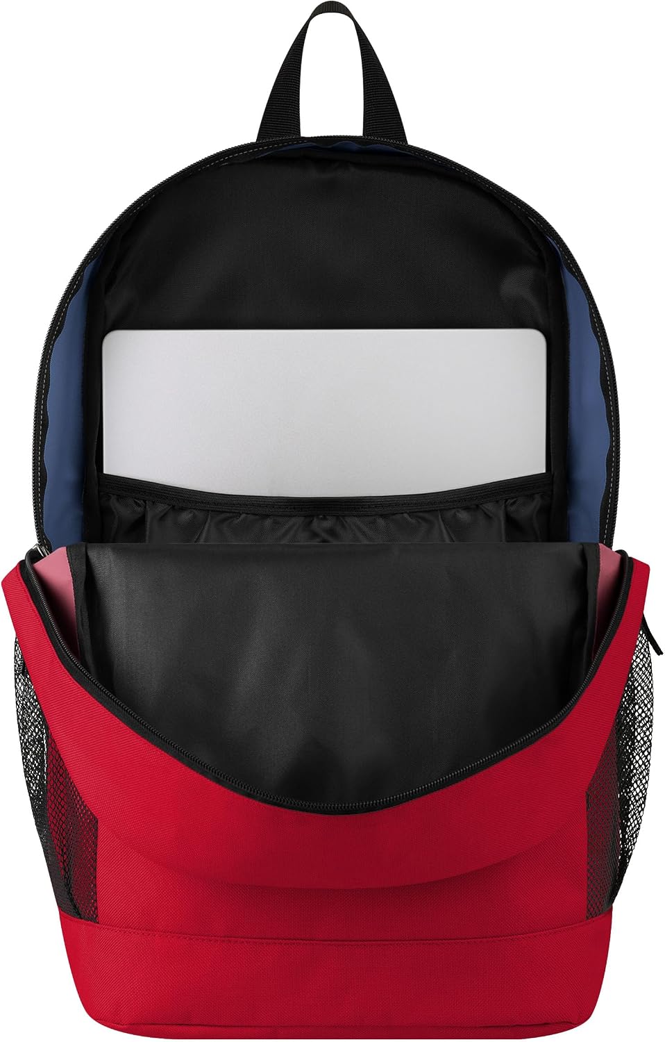 FOCO MLB Officially Licensed Baseball Team Color Primary Logo 2 Tone Big Logo Color Block School Bag Travel Backpack - Philadelphia Phillies