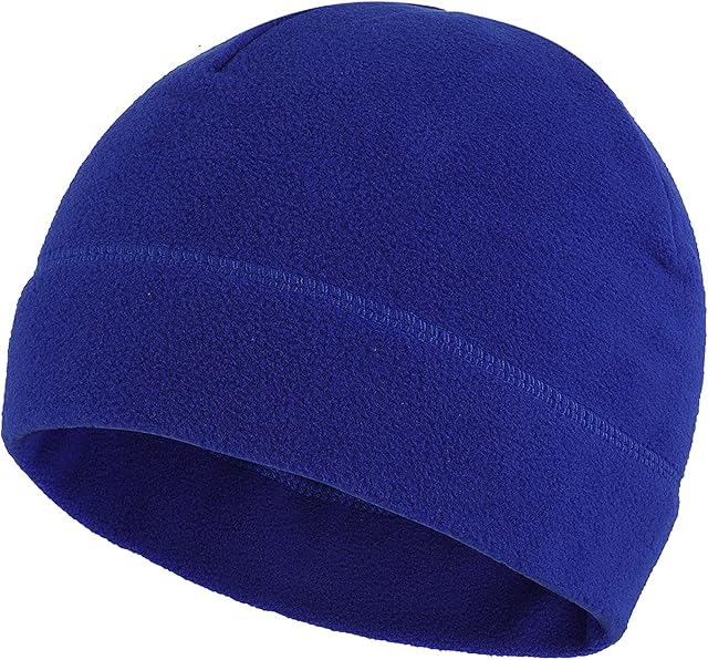 Sibba 1 Pieces Men Skull Cap Soft Velvet Beanie Hat Winter Warm Windproof Cap Outdoor Cycling Running Hats for Women Men