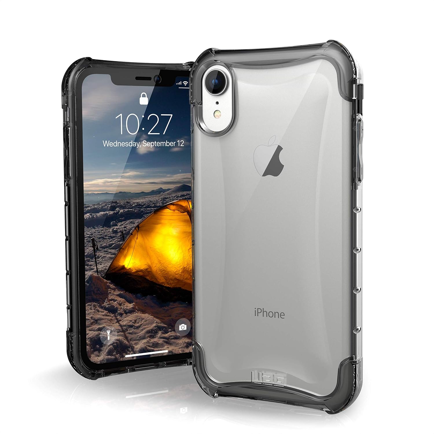 URBAN ARMOR GEAR UAG iPhone XR [6.1-inch Screen] Plyo Feather-Light Rugged [Ice] Military Drop Tested iPhone Case