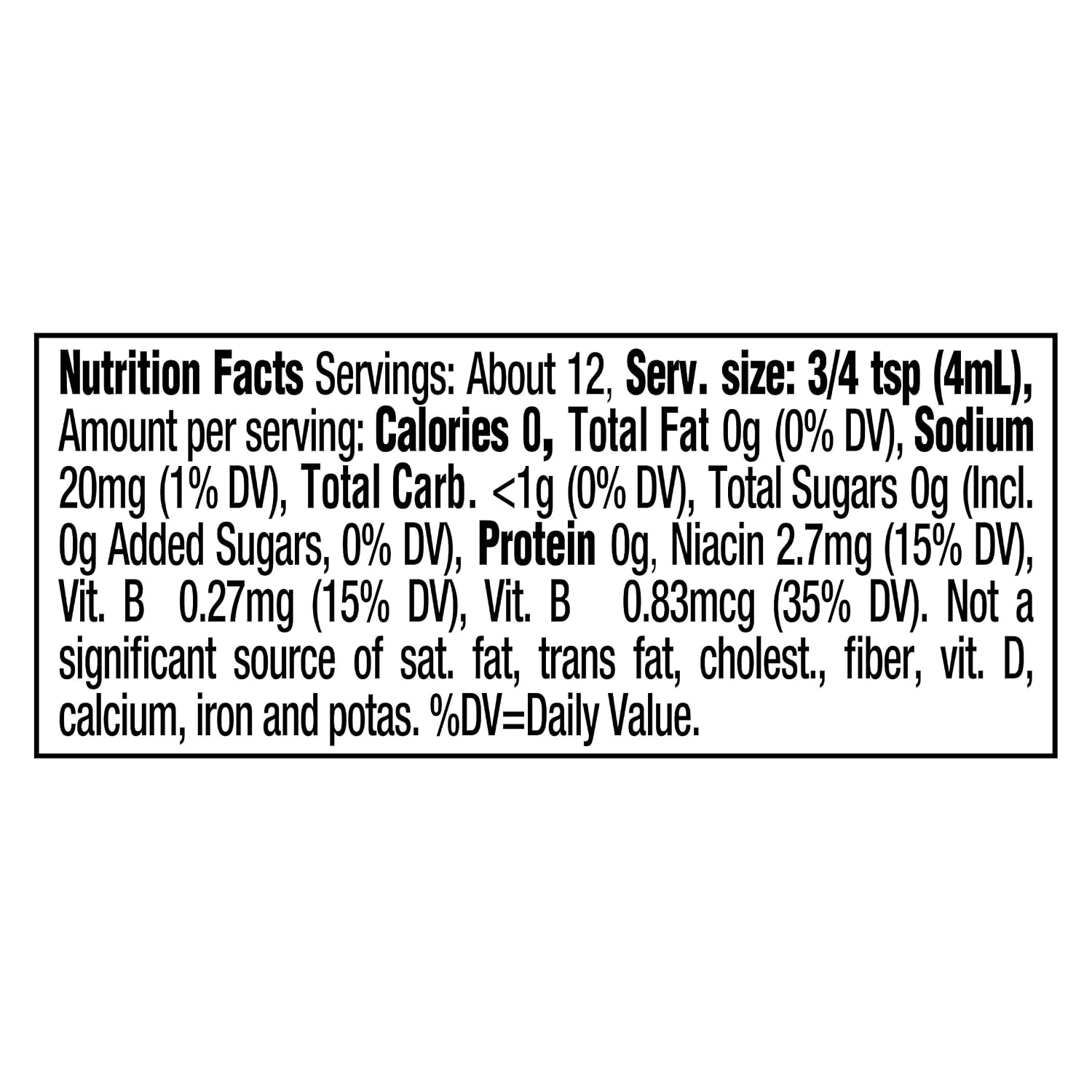 MiO Energy Acai Berry Storm Liquid Water Enhancer w/Caffeine & B Vitamins, 1.62 fl oz Bottle, As seen on TikTok (Pack of 4) image 2