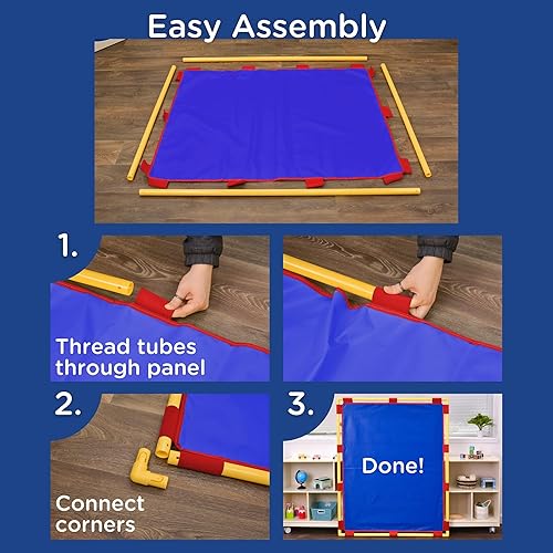 Miniatura 9 de Childrens Factory Panel de reproducción de pantalla grande divisor de habitación de niños divisiones de aula pantalla para guardería o preescolar