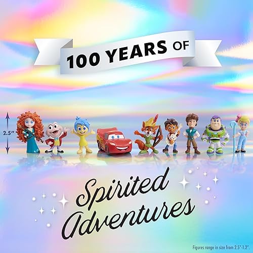 Miniatura 2 de Disney100 Years of Spirited Adventures, juego de figuras de 9 piezas de edición limitada, juguetes para niños a partir de 3 años Just Play