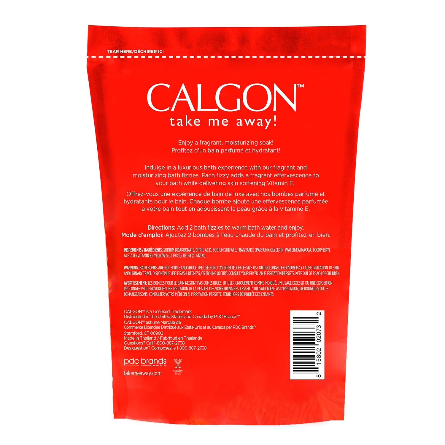 CalgonBath Fizzies - Hawaiian Ginger 8 FIZZIES