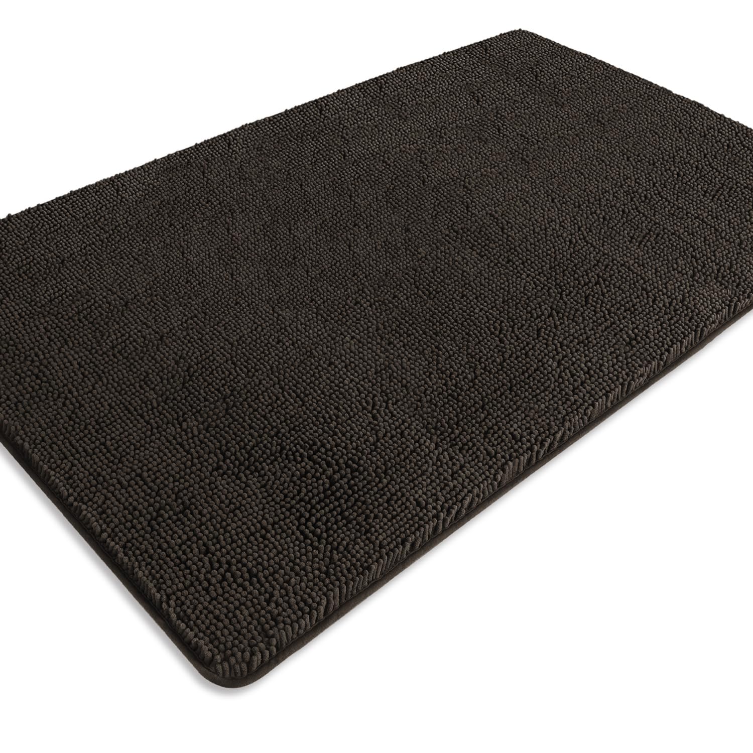 PureSwan Bathroom Runner Rug 36 x 60 Inch – Extra Large Long Bath Mat | Absorbent and Washable Thick Chenille Bath Rug Non-Slip Runner Rug for Bathroom, Shower, Sink(Chocolate Brown) — image 1