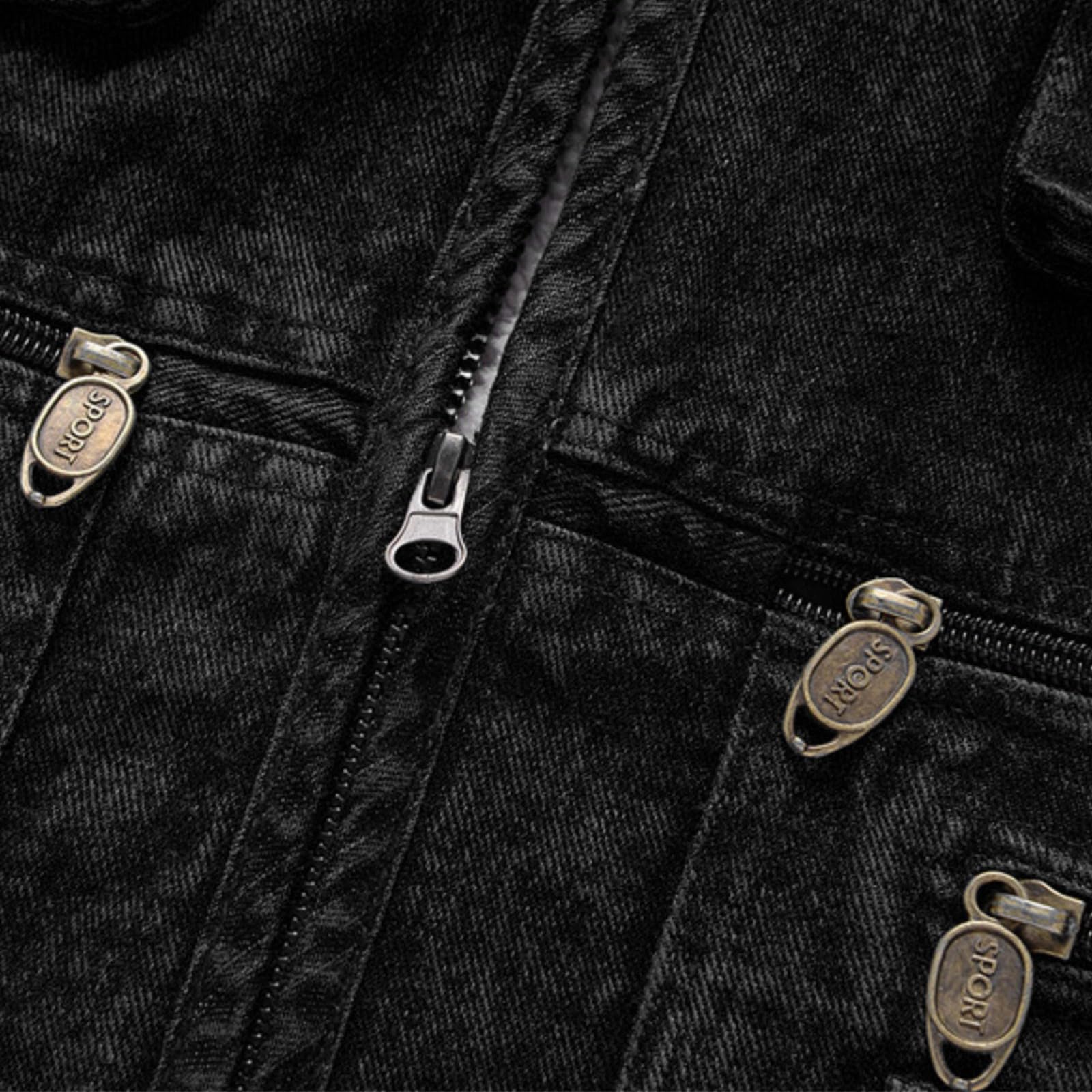 Generisch Gilet invernale da uomo, marrone, in pelle scamosciata | Gilet da discoteca, da matrimonio, per il tempo libero, da pesca, invernale, in pelle, da uomo