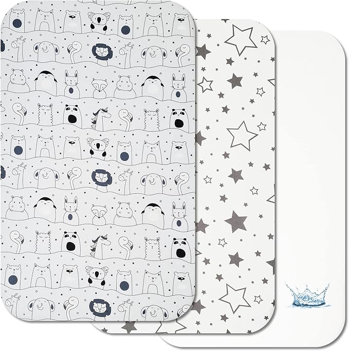 Next to Me Crib Sheets 3pc Crib Sheets Set 2 Fitted Cotton Sheets