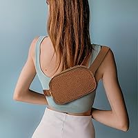 Vista 213 de Riñonera cruzada para mujeres y hombres, bolsa para cinturón para senderismo con correa ajustable, riñonera para correr, entrenamiento, deportes