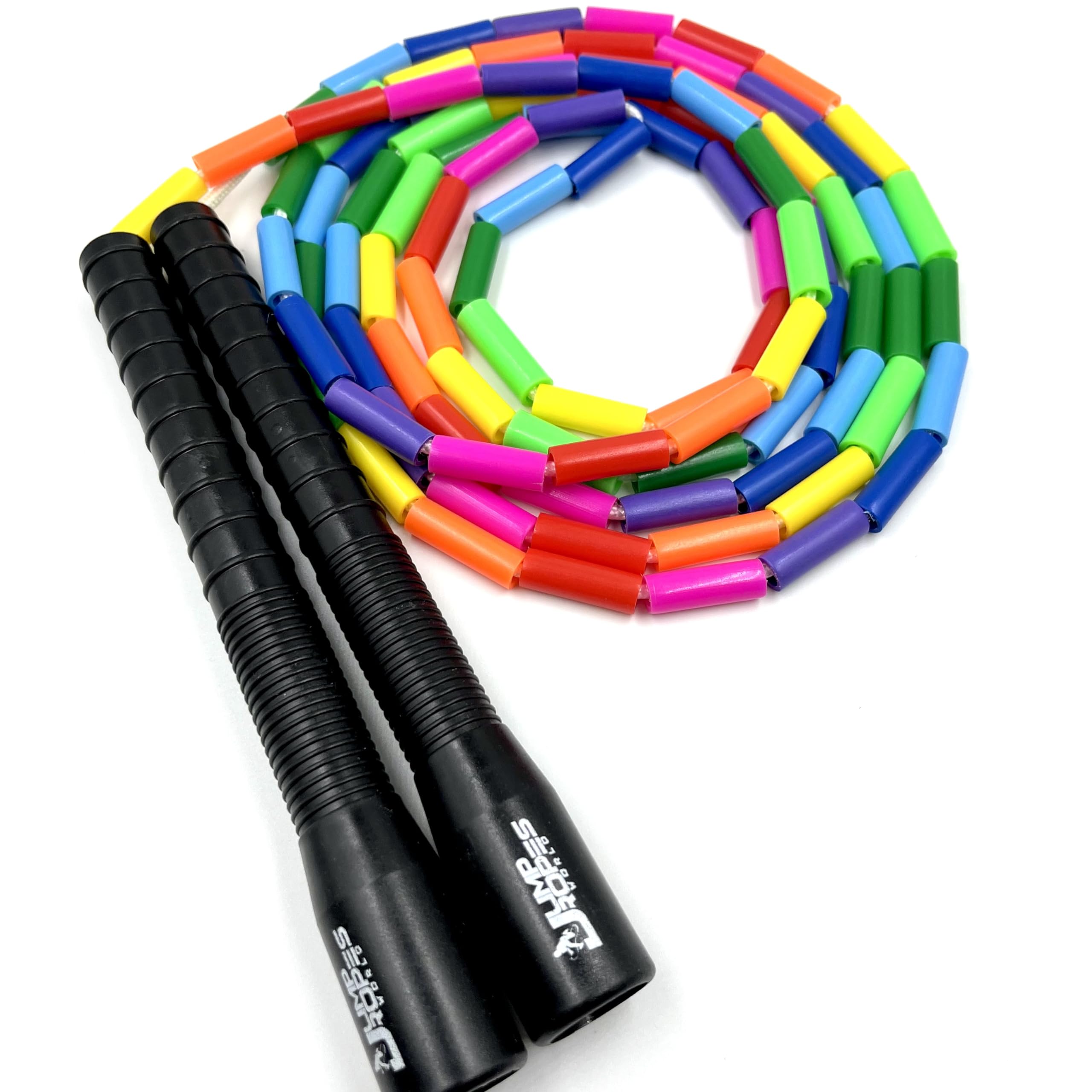 JUMP ROPES WORLD | Long Handle Beaded Skipping Rope | Jumping Rope | Athletics | (8- ft, RAINBOW) (B0BF9PJYD3) Amazon Price History, Amazon Price Tracker