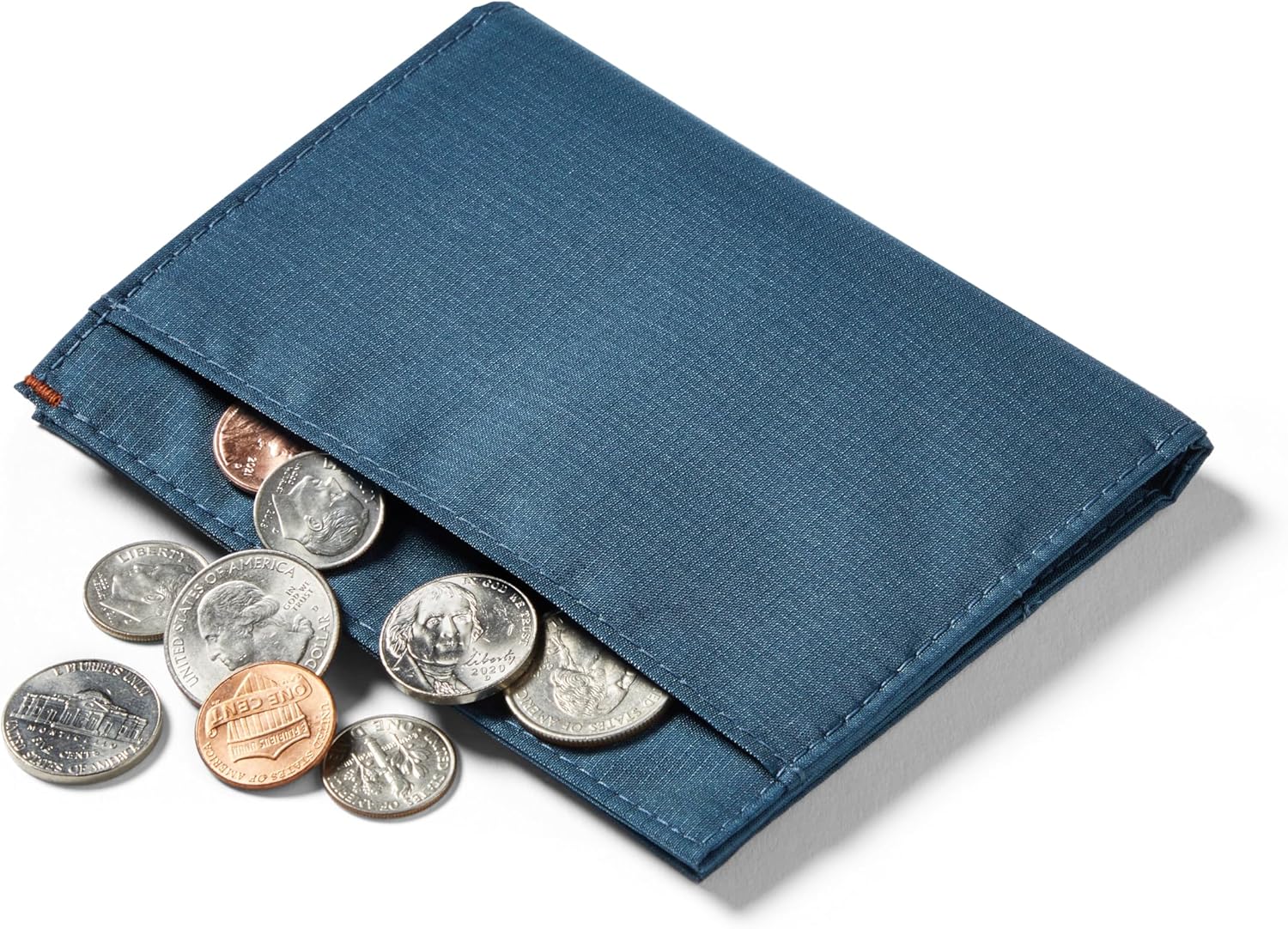 Allett Coin Wallet 2.0, Indigo Blue | Nylon, RFID Blocking, Slim, Minimalist, Bifold, Water Resistant, Thin, Front Pocket | Holds 4-24+ Cards, Flat Bills & Receipts - Image 4