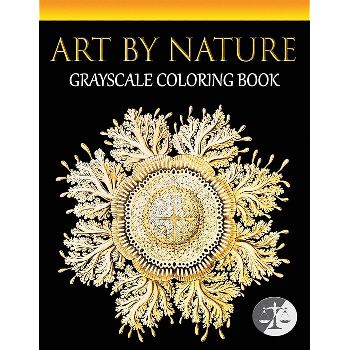 Buy Art By Nature An Adult Grayscale Coloring Book Featuring A Curated
