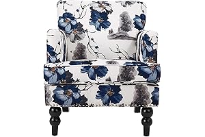 Floral Fabric Club Chair by Christopher Knight Home