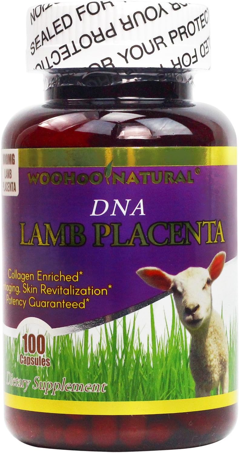 Woohoo Natural DNA Lamb Placenta 100 Capsules