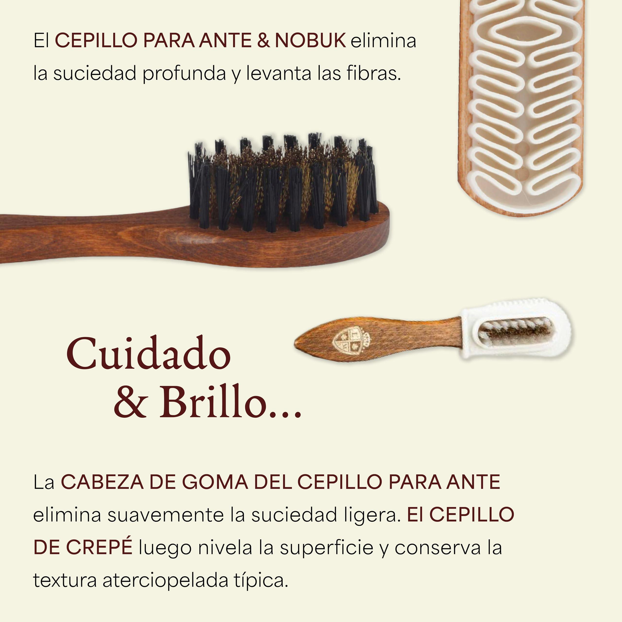 Langer & Messmer caja limpieza zapatos de alta calidad sin contenido o con set de cuidado de varias piezas con cremas para el cuidado, cepillos para zapatos y paños de algodón modelo Mannheim