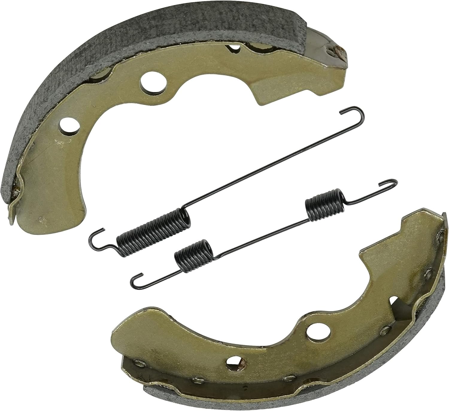 Caltric Front Brake Shoes Compatible with Kawasaki Mule 4010 KAF620 4X4 2009 2010 2011 2012-2025 / Mule 1000 Kaf450B Kaf450 B 1994-1997