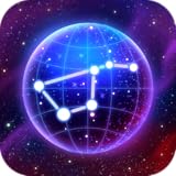 night sky map with over 100,000 stars