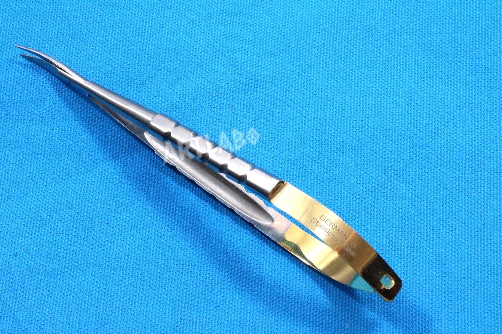 TC Premium German Stainless Castroviejo Scissors Dental Instrument 6 inch Curved Cynamed