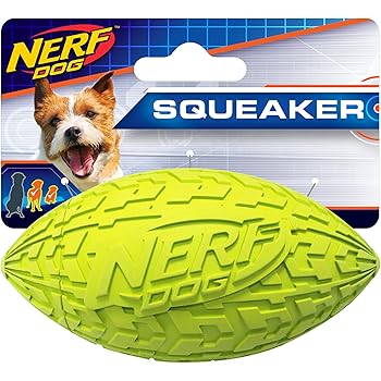 nerf dog football