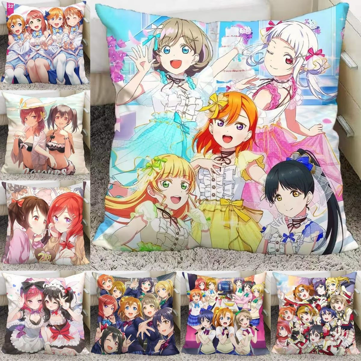 Amazon.co.jp: ラブライブ！ 抱き枕 クッション 背当て 唐可可 澁谷