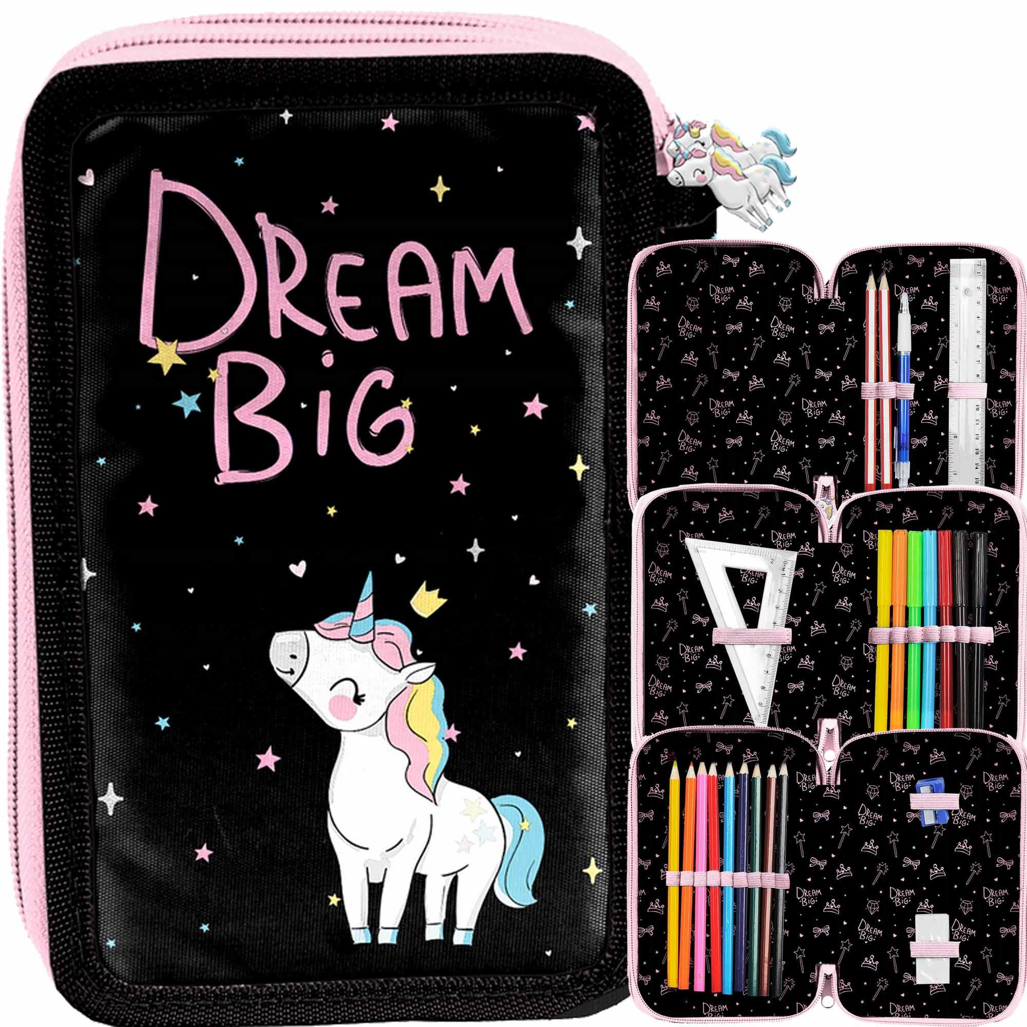 Paso PP23UI-023, Trousse scolaire Unicorn 2, Multicolor