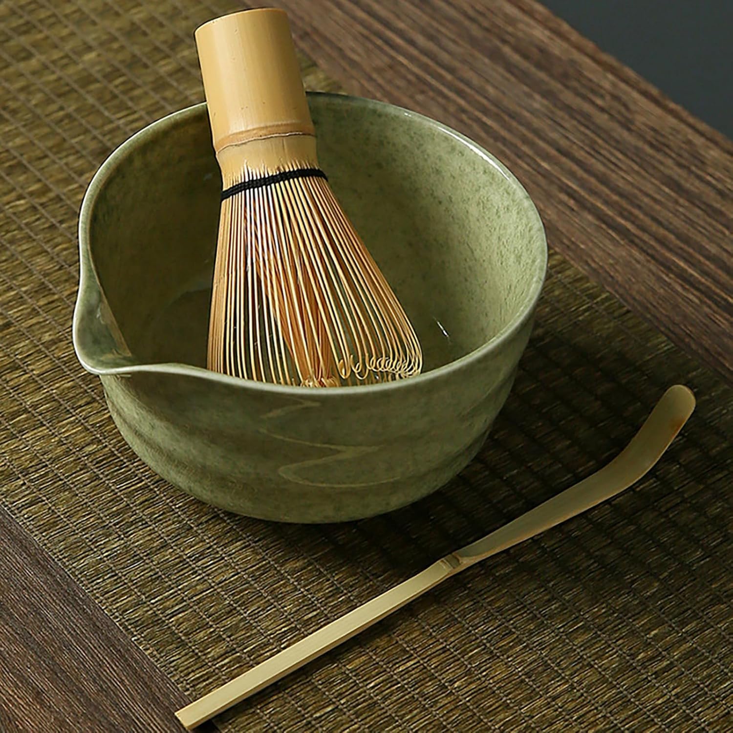Matcha Tea Set Bamboo Tea Spoon Indoor Drinking tea Brewing