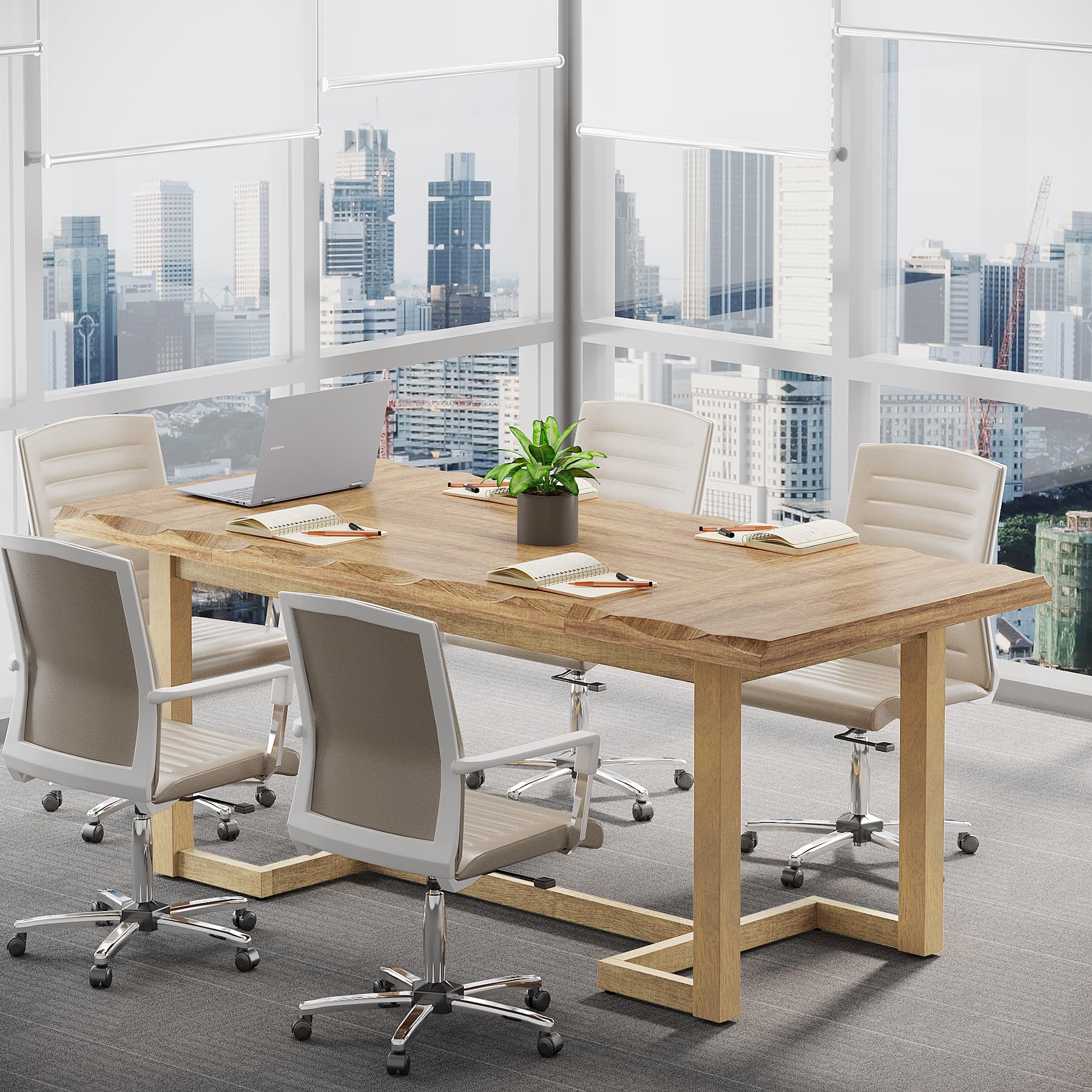 Office Training Table 63-Inch Conference Table For 4-6 People – Solid ...