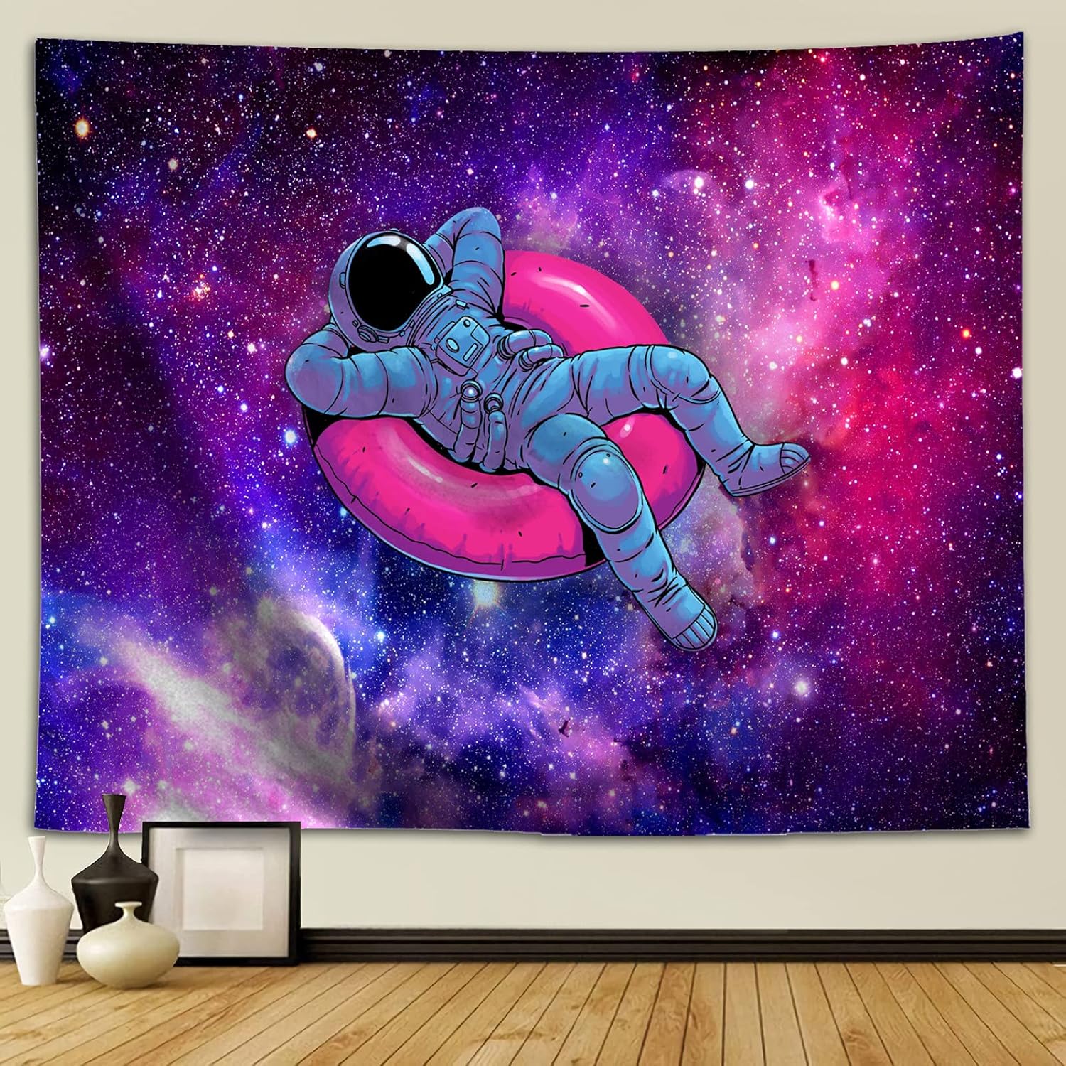 Yeacun Astronaut Tapestry Wall Tapestry Bohemian Hippie Tapestry