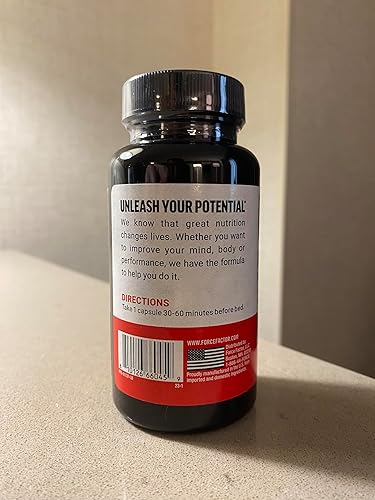 Miniatura 11 de FORCE FACTOR Melatonina 5 mg, suplemento sin medicamentos, vegano, sin OMG, 60 cápsulas vegetales