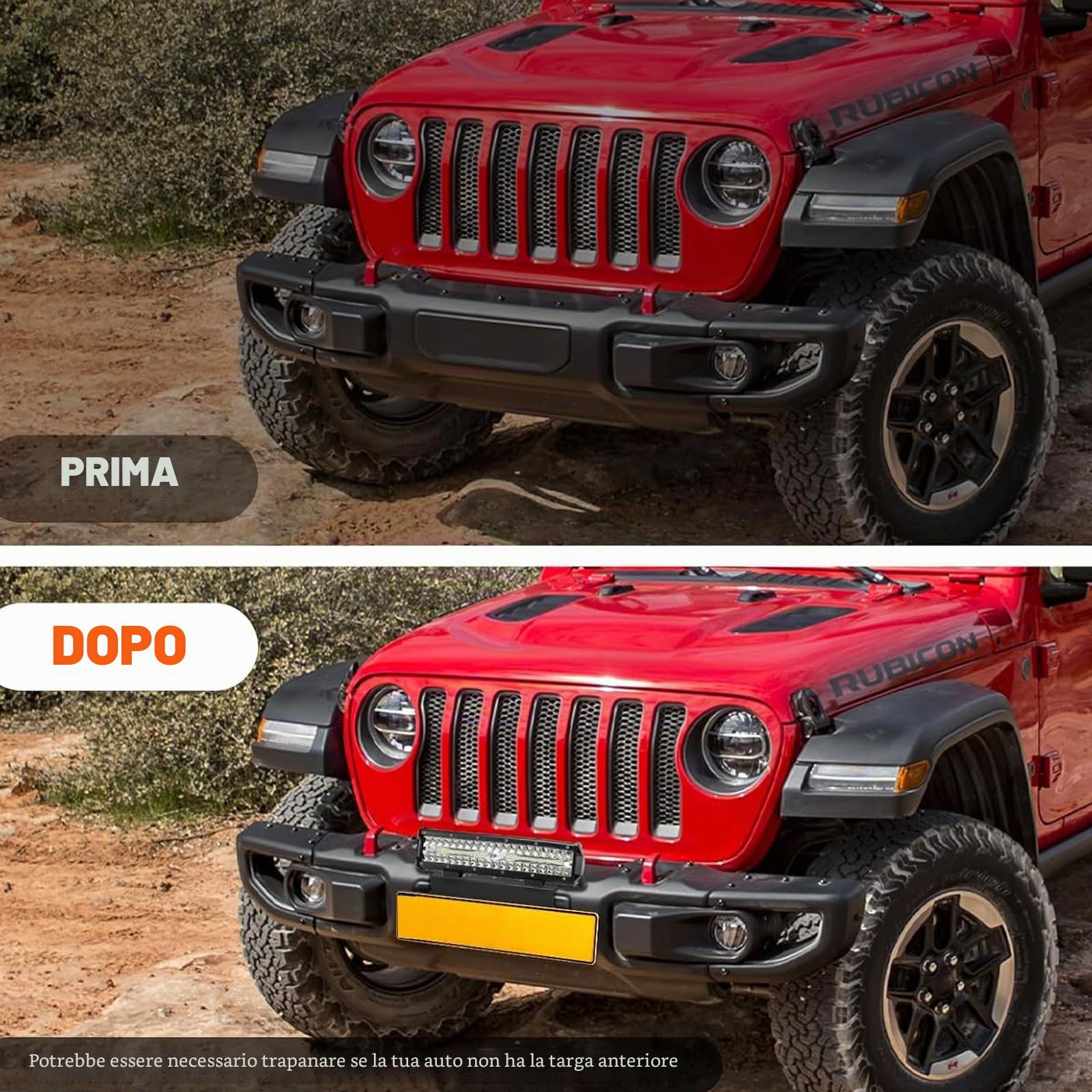 Willpower Universale Staffa Targa Nero Bull Bar Paraurti Anteriore per Faretti LED Faro da Lavoro a LED Targa della Luce Portatarga per 4x4 Fuoristrada Camion Offroad