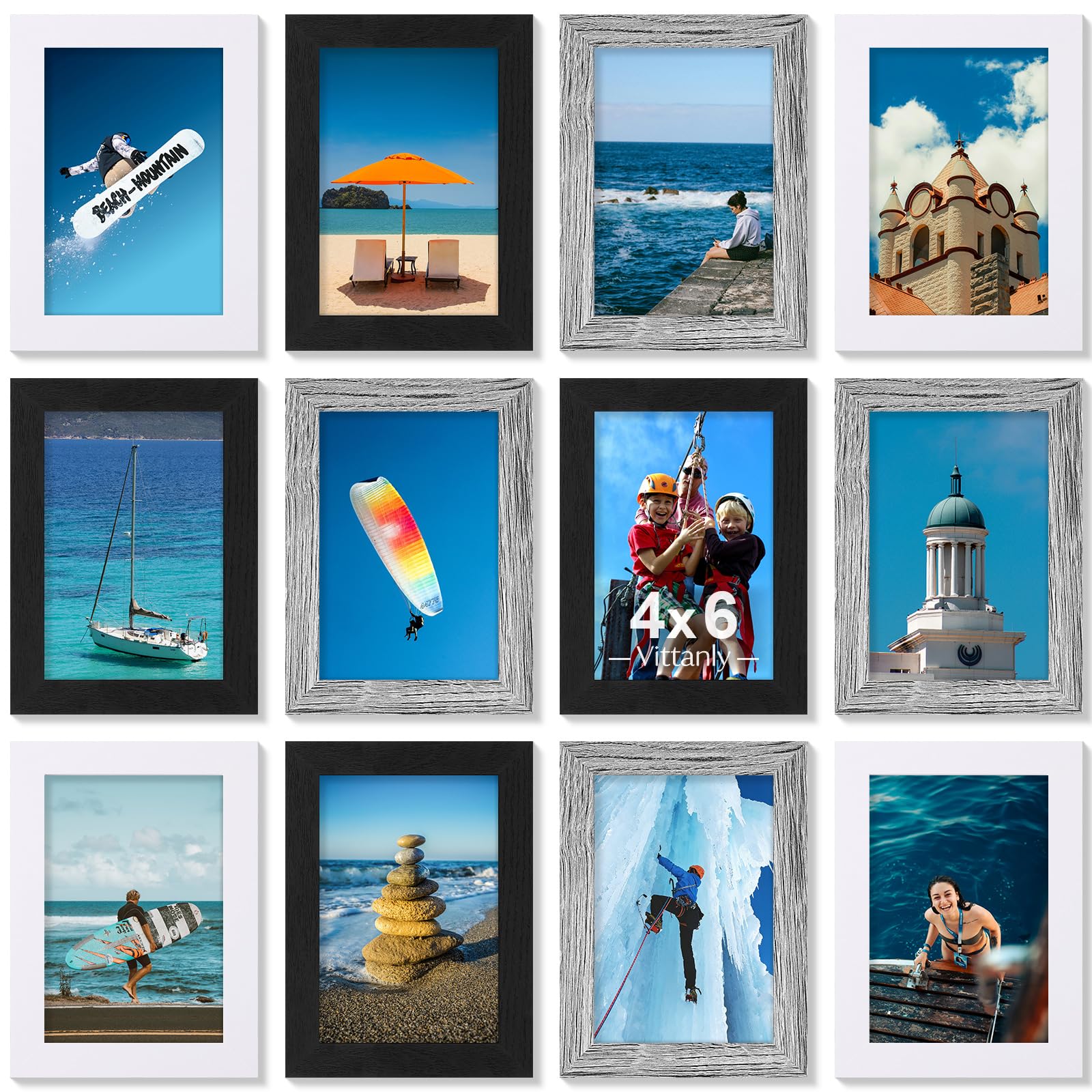 Cadres photo 10x15 cm incassables pour protéger vos souvenirs