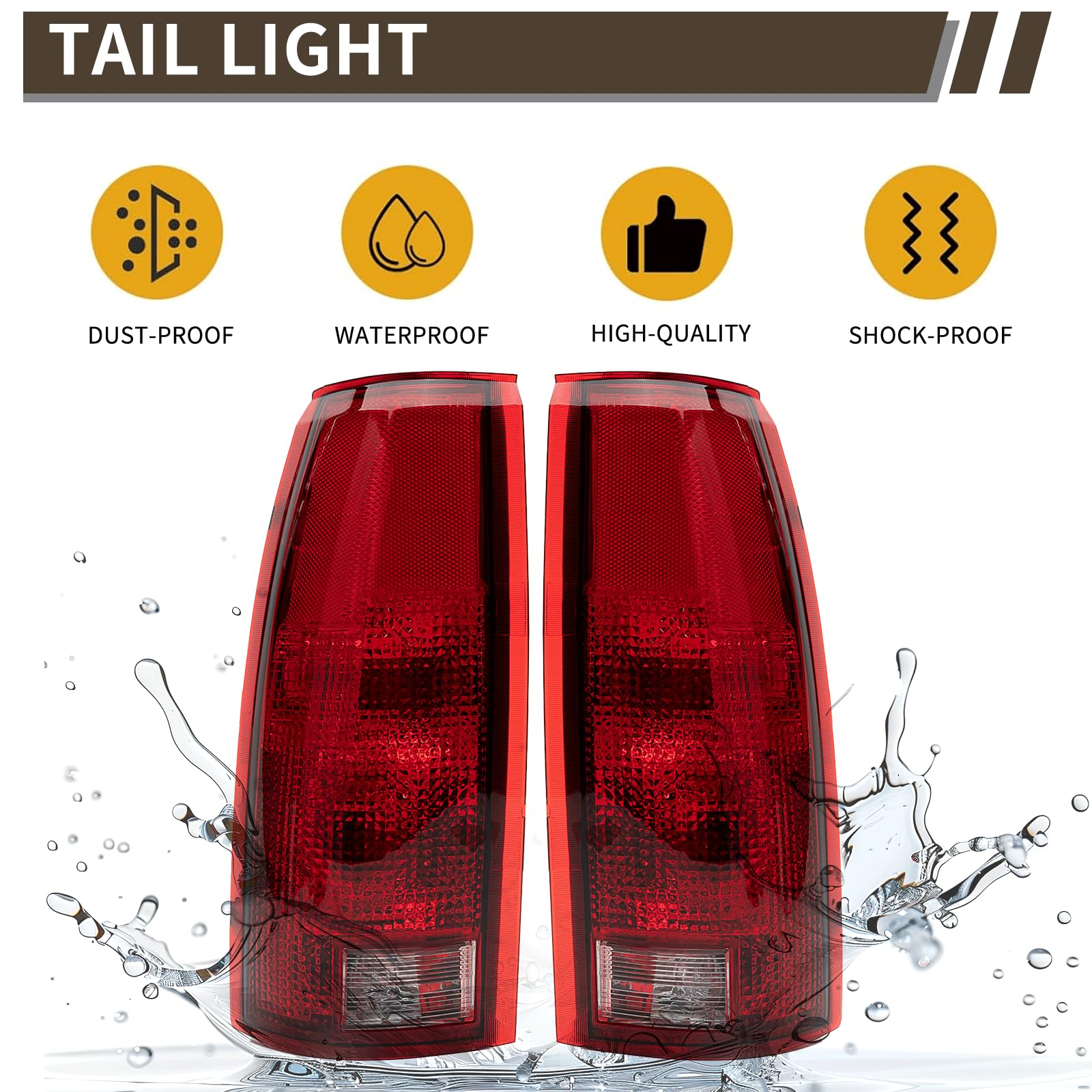 Amazon.com: Tail Light Assembly Compatible With Chevy GMC C/K