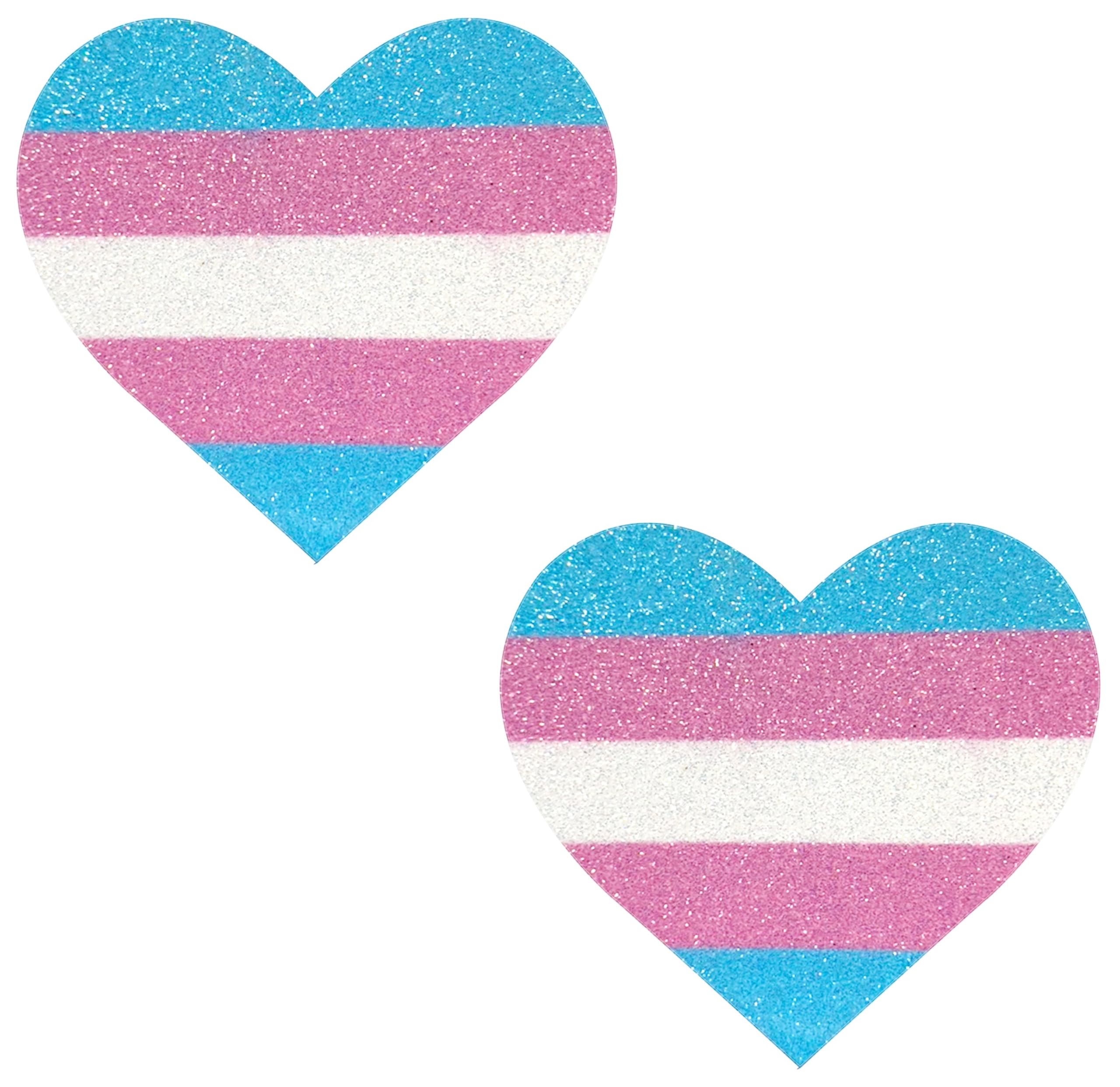 Neva Nude Iridescent Crystal Beamz Nipztix Pasties Nipple Covers for Festivals, Raves, Lingerie and More, Made in USA