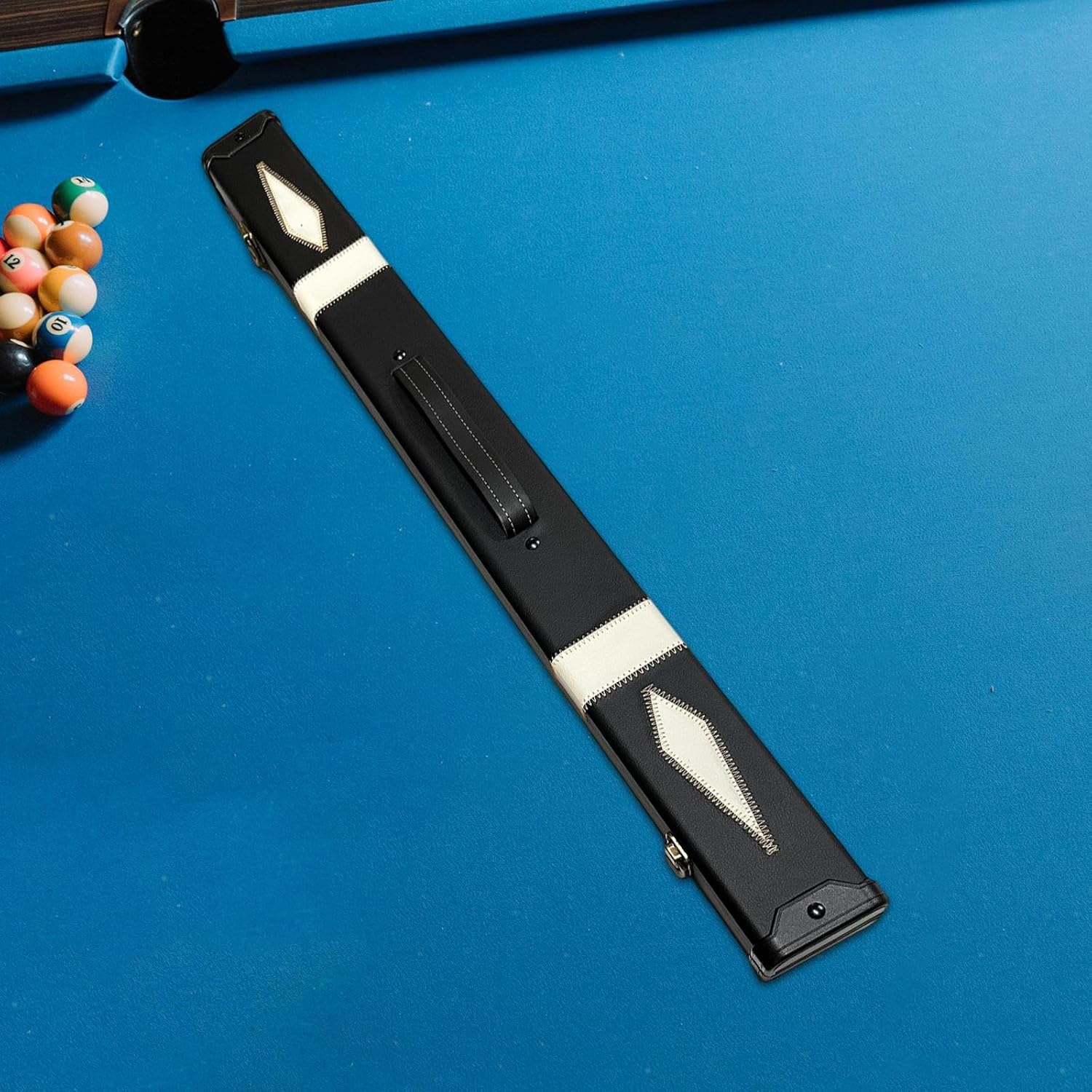 Pool Storage Box Organizer Holds 1 Butt and 1 Shaft Protector Stylish Billiard Cue Carrying Case Billiard Pole Bag