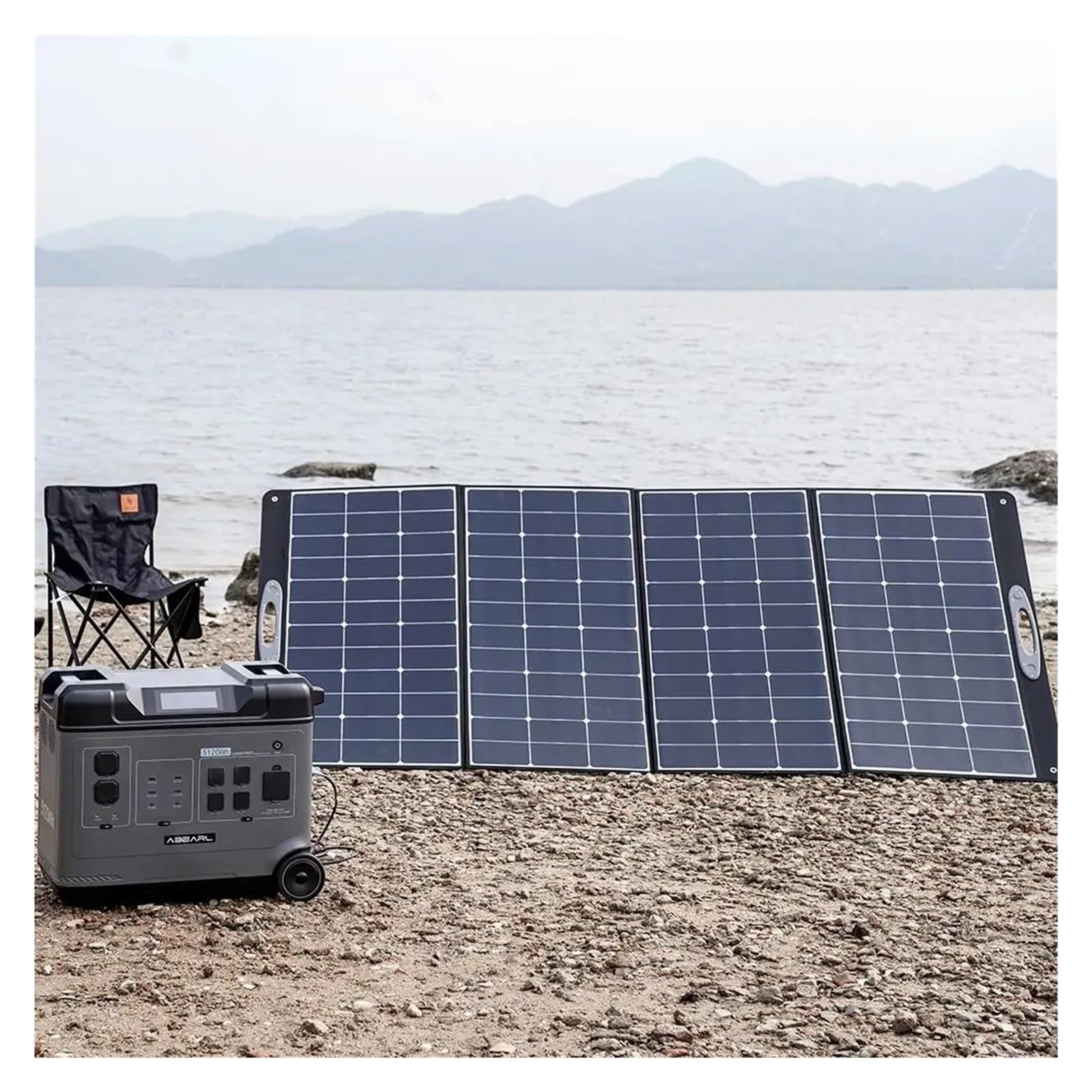Portátil Plegable del Panel Solar 400W con El Soporte, Tasa De Conversión De Energía del 23%, Prenda Impermeable IP65