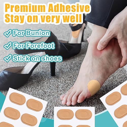 Miniatura 10 de Funtery Almohadillas protectoras para pies y callos para los pies, almohadillas protectoras de maíz, parches de zapatos para mujeres y hombres,