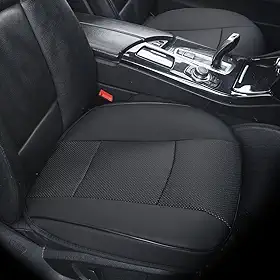 Capa de assento inferior de carro de couro sintético ultra-luxo protetor de assento dianteiro capa de assento de carro para a maioria dos sedãs e SUV de quatro portas, assento único sem