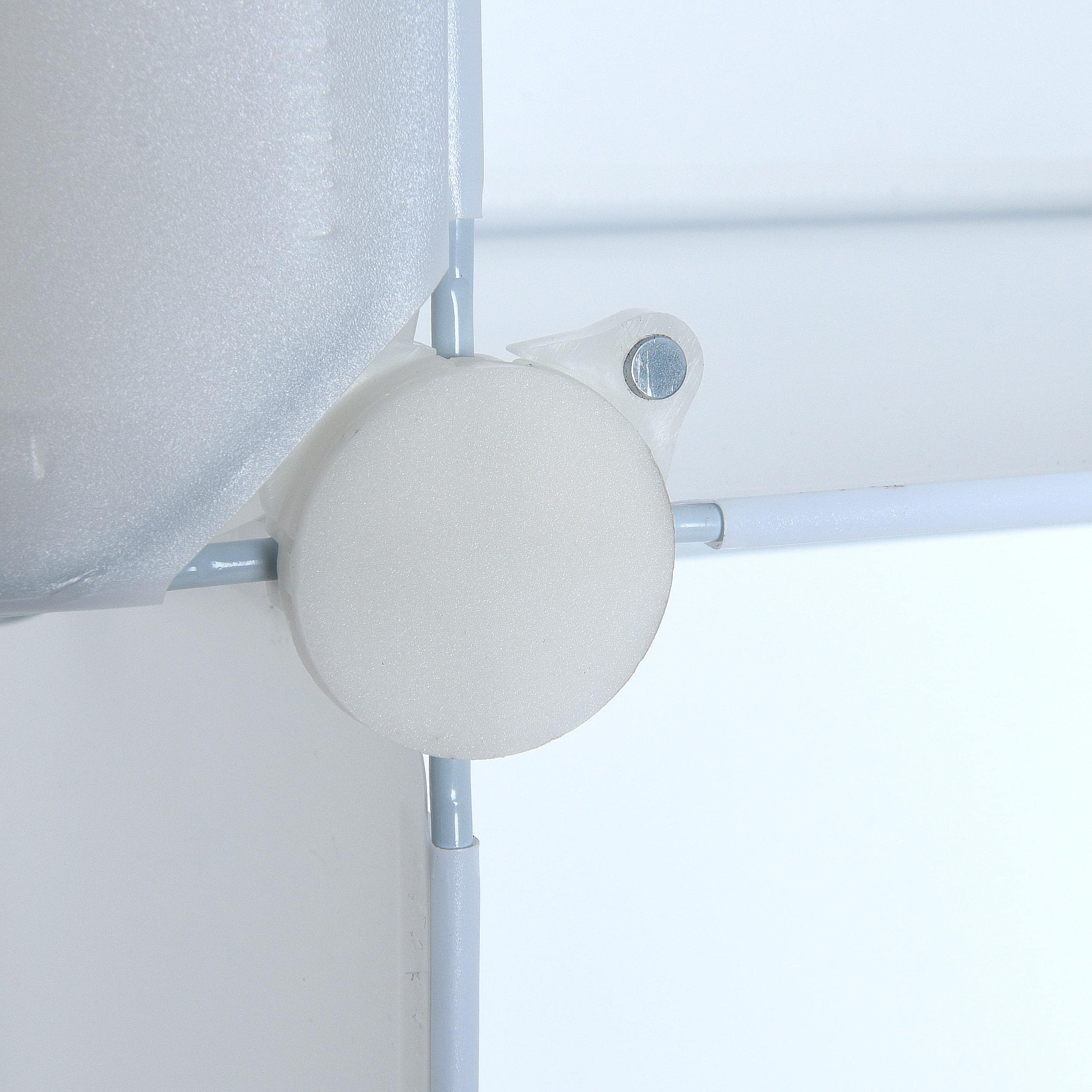 ESTEXO Regalsystem Würfelregal Steckregal mit Kleiderstange DIY Kunststoff Regal Stecksystem Kleiderschrank Weiß